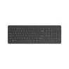 HP 225 Teclado Inalambrico 2.4GHz - 12 Atajos Fn Integrados - Indicadores LED Bloq Num, Bloq Mayus y Bateria - Autonomia hasta