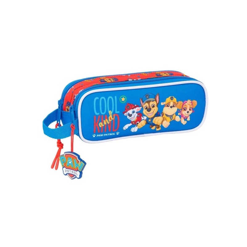 Safta Paw Patrol Cool Mala de Transporte - 2 Compartimentos com Zíperes - Alça Lateral - 1L - 210x60x80mm - Cor Azul