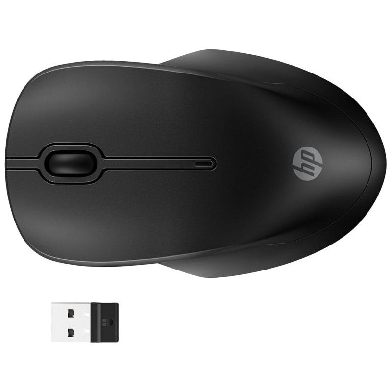 HP 255 Raton Inalambrico Dual Bluetooth/2.4GHz - Ambidiestro - Sensor Optico 1600 DPI Multi‑Superficie - Autonomia hasta 12