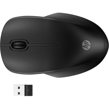 Rato sem fios HP 255 duplo Bluetooth/2,4 GHz - Ambidestro - Sensor ótico multissuperfície de 1600 DPI - Autonomia até 12