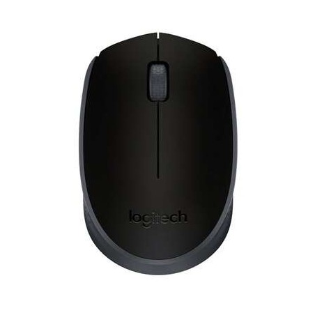 Logitech M171 Raton Inalambrico 1000dpi - 3 Botones - Uso Ambidiestro - Color Negro