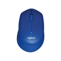 Logitech M330 Silent Plus Raton Inalambrico 1000dpi - Silencioso - 3 Botones - Uso Diestro - Color Azul