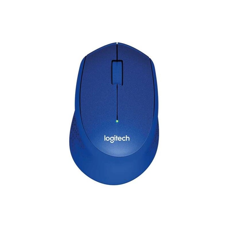 Logitech M330 Silent Plus Raton Inalambrico 1000dpi - Silencioso - 3 Botones - Uso Diestro - Color Azul