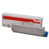 OKI C822 Jaune Cartouche de toner Original - 44844613