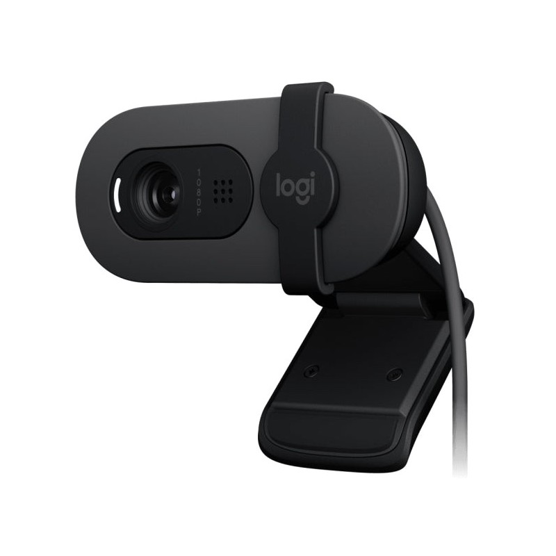 Logitech Brio 100 Webcam Full HD - 2 Megapixeles - Antirreflectante - Color Grafito