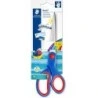 Staedtler Ciseaux scolaires enfant Noris 965 - Acier inoxydable - Lisse et ergonomique - Coupe de qualité - Longueur 21 cm