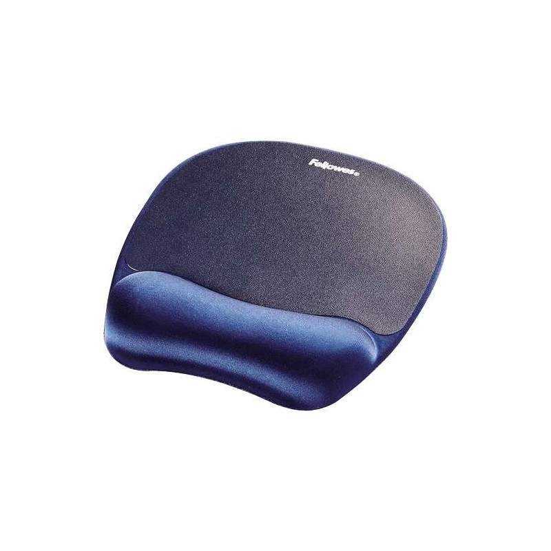 Fellowes Alfombrilla con Reposamuñecas Espuma Memory Foam - Confort Excepcional - Color Zafiro