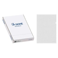 Dohe Boite de 100 Dossiers Ongles Basic 100 Microns - Format Folio - Transparent