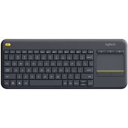 Pavé tactile clavier sans fil Logitech K400 Plus - PC, TV - Noir