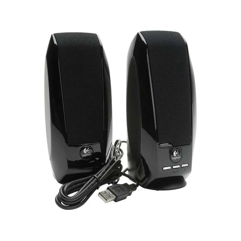 Logitech S150 Altavoces USB 2.0 1.2W - Cable de 1.20m - Color Negro