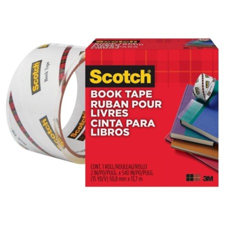 Scotch Book Repair Tape - 50.8mm x 13.7m - Clear