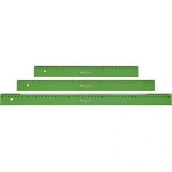 Faber-Castell Regla Tecnica Recta 30cm - Color Verde Transparente