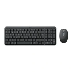 Logitech MK250 Compact Bluetooth Wireless Combo Pack Inalambrico + Raton - Uso Ambidiestro - Indicadores Led - Color Negro