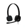 Logitech H151 Auriculares con Microfono - Microfono Giratorio - Controles en Cable - Diadema Ajustable - Conexion Jack 3.5mm