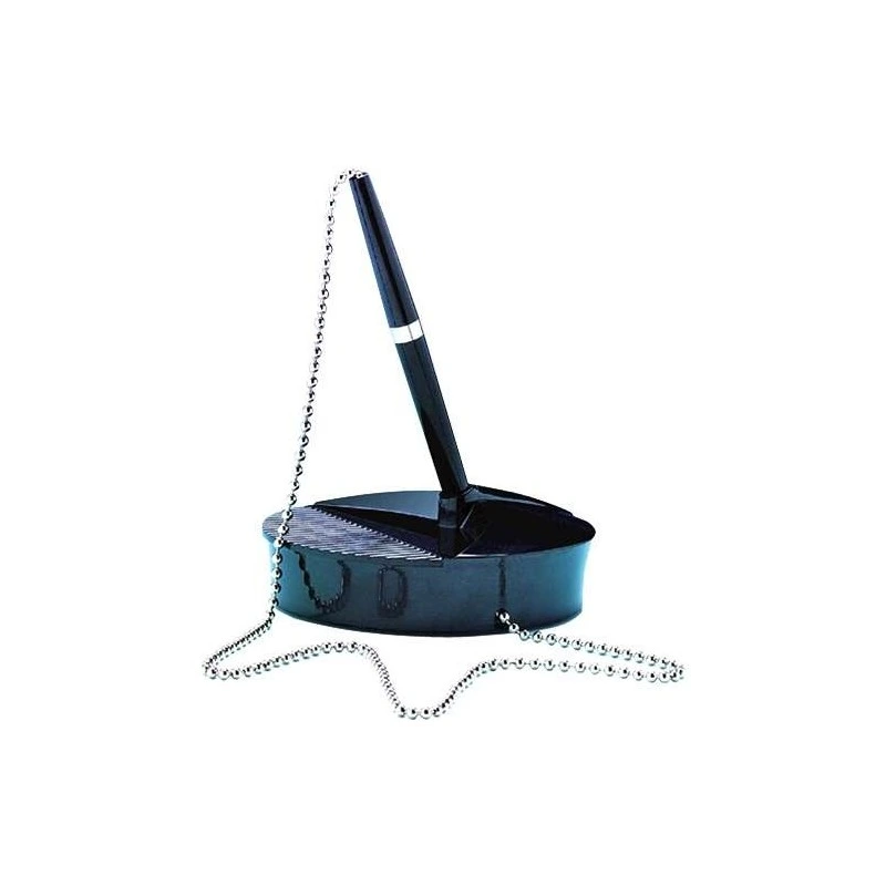 Fellowes Counter Pen with Stand - Heavy Non-Slip Base - 520mm Anti-Theft Chain - Blue Ink