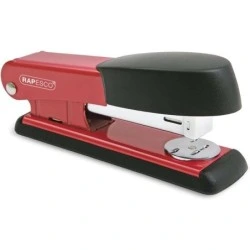 Rapesco Bowfin Grapadora Metalica de Sobremesa - Hasta 25 Hojas - Grapas 26/6, 24/6 - Grapado Cerrado y Abierto - Color