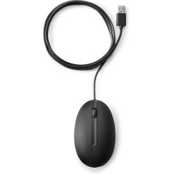 HP 320M Raton Laser USB - Sensor 1200 DPI Ajustable - Diseño Ambidiestro Ergonomico - 3 Botones con Rueda de Desplazamiento