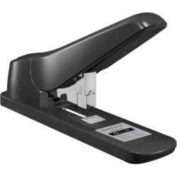 Agrafador grosso Rapesco 1063 AV-45 - Capacidade 115 folhas - Agrafamento fechado - Carregamento traseiro - Cor preta