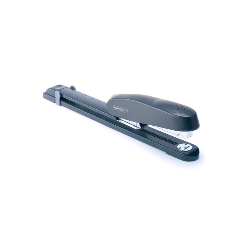 Agrafador de braço longo Rapesco 790 S - Capacidade para 50 folhas - Agrafamento fechado e aberto - Carregamento frontal com