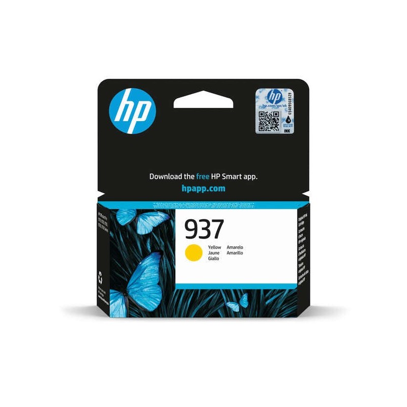 HP 937 Tinteiro Amarelo Original - 4S6W4NE