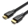 Vention HDMI 2,1 Cable - 8K Resolution - eARC - Length 3m - Gold Plated Connectors - Dynamic HDR - Variable Refresh Rate