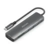 Aisens USB-C Dock 7 en 1 - USB-C a 1xHDMI - 3xUSB-A - 1xUSB-C 100W - 1xSD - 1xMicroSD - 15cm - Color Gris