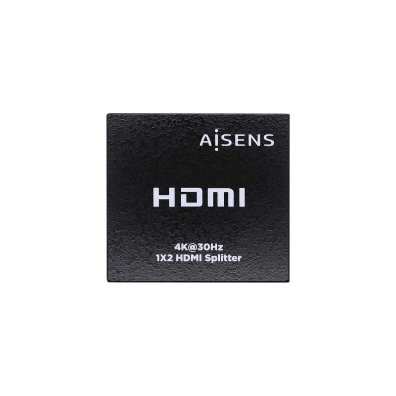 Aisens HDMI Duplicador 4K@30HZ 1x2 con Alimentacion - Color Negro