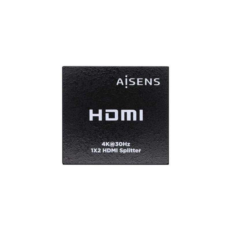 Aisens HDMI Duplicador 4K@30HZ 1x2 con Alimentacion - Color Negro