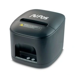 Impressora Térmica de Bilhetes AVPos TC15USB - Velocidade 260mm/s - Corte Automático Parcial - USB - Cor Preta