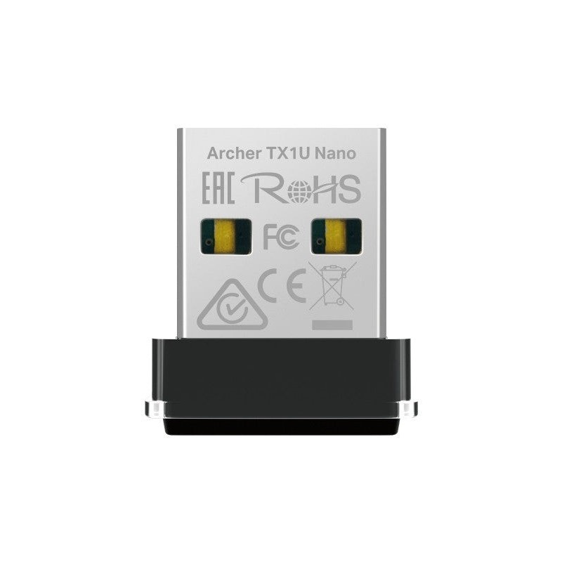 TP-Link Archer TX1U Nano Adaptador USB a WiFi 6 - Velocidad 287Mbps - Seguridad Avanzada - Color Negro