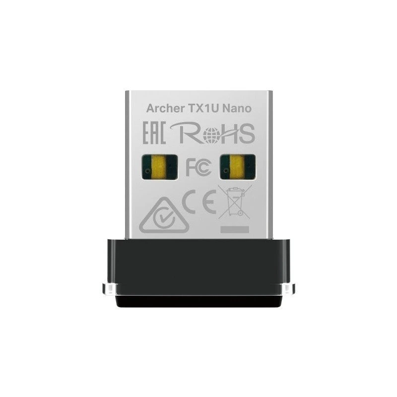 TP-Link Archer TX1U Nano Adaptador USB a WiFi 6 - Velocidad 287Mbps - Seguridad Avanzada - Color Negro