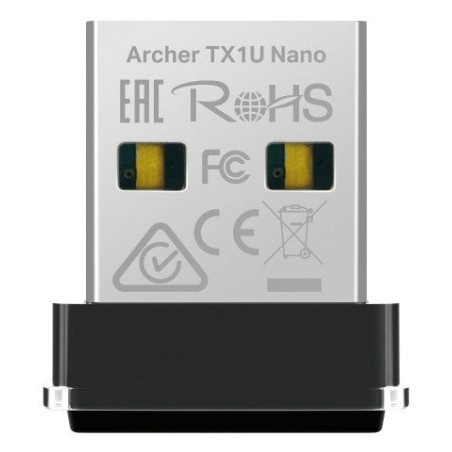 TP-Link Archer TX1U Nano Adaptador USB a WiFi 6 - Velocidad 287Mbps - Seguridad Avanzada - Color Negro
