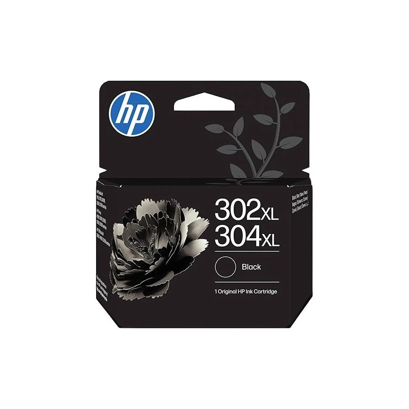 HP 302XL/304XL Tinteiro Preto Original - B7RT9AE/F6U68AE/N9K08AE