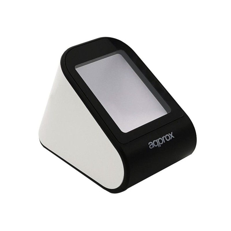 Approx 1D/2D Desktop Barcode Reader - Reads Digital ID - LED Indicator and Beeper - Scanning Speed ​​30fps - Automatic Trigger