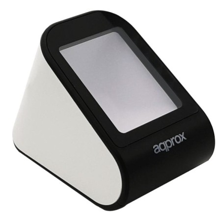 Approx Lector de Codigos de Barras Sobremesa 1D/2D - Lee DNI Digital - Indicador LED y Beeper - Velocidad de Escaneo 30fps