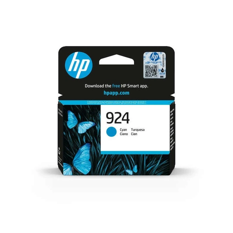 HP 924 Cyan Cartouche d'encre Original - 4K0U3NE