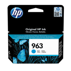 HP 963 Cyan Original Ink Cartridge - 3JA23AE