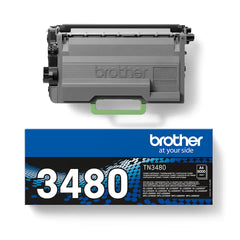 Cartucho de toner original Brother TN3480 preto