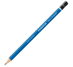 Staedtler Mars Lumograph 100 Lapiz de Grafito Hexagonal - Mina H Ultrarresistente de 2mm - Madera de Bosques Sostenibles