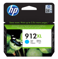 HP 912XL Cyan Original Ink Cartridge - 3YL81AE