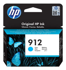 Cartucho de tinta original HP 912 ciano - 3YL77AE