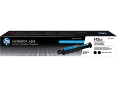 Pacote preto HP W1143A com 2 kits de recarga de toner originais - 143A