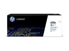 HP W2001A Cyan Original Toner Cartridge - 658A