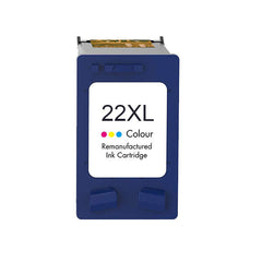 Cartucho de tinta colorido HP 22XL remanufaturado - substitui C9352AE/C9352CE