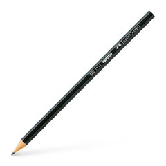 Faber-Castell Castell 1111 HB Graphite Pencil - Break-Resistant Lead - Black Finish Barrel