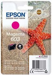 Cartucho de tinta original Epson 603 Magenta - C13T03U34010