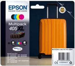 Pacote Epson 405XL com 4 cartuchos de tinta originais - C13T05H64010