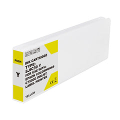 Cartucho de tinta pigmentada genérico amarelo Epson SJIC30P - substitui C33S020642/SJIC30P(Y)