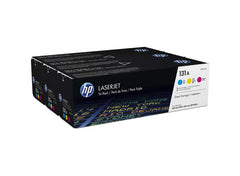 Pacote de 3 cartuchos de toner originais HP CF211A/CF212A/CF213A - 131A