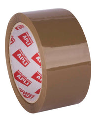 Apli Precinto Estandar Silencioso 48mmx66m Polipropileno - Resistente al Desgarro - Adhesivo de Alta Calidad - Facil de Cortar - Color Marron